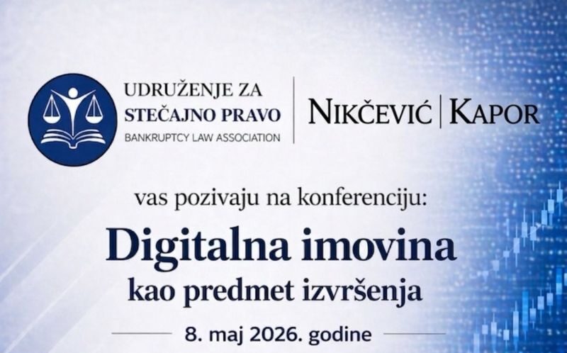 “Digital Assets as a Subject of Enforcement” – Nikcevic Kapor and Udruženje sa stečajno pravo